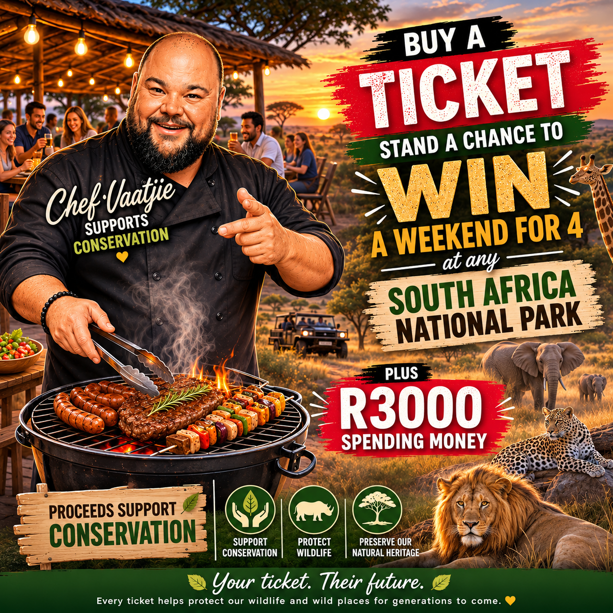 Buy a ticket to stand a chance at winning!