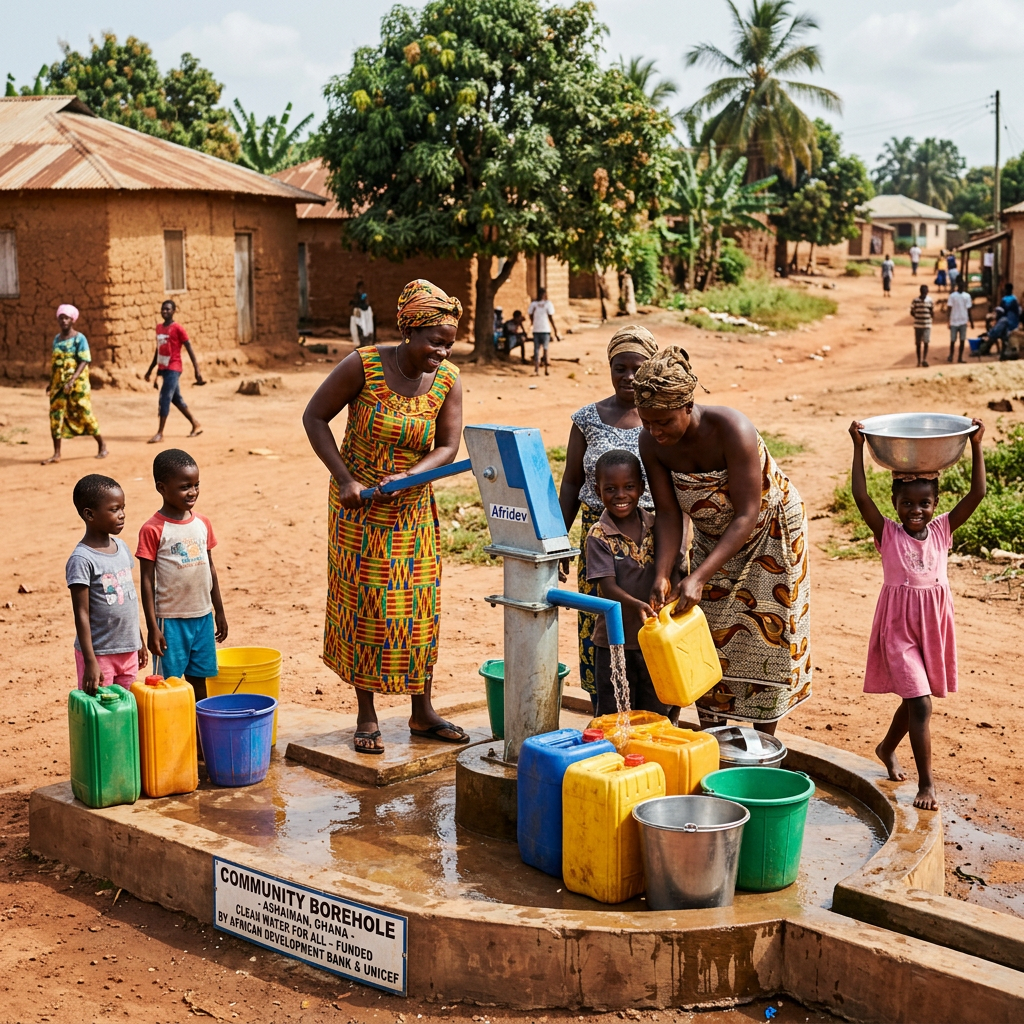 Community Borehole for Ashaiman