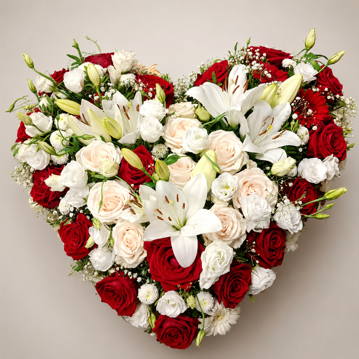 Composition en forme de coeur