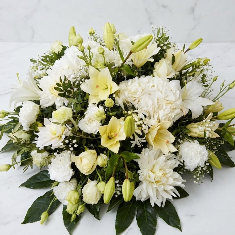 coussin blanc