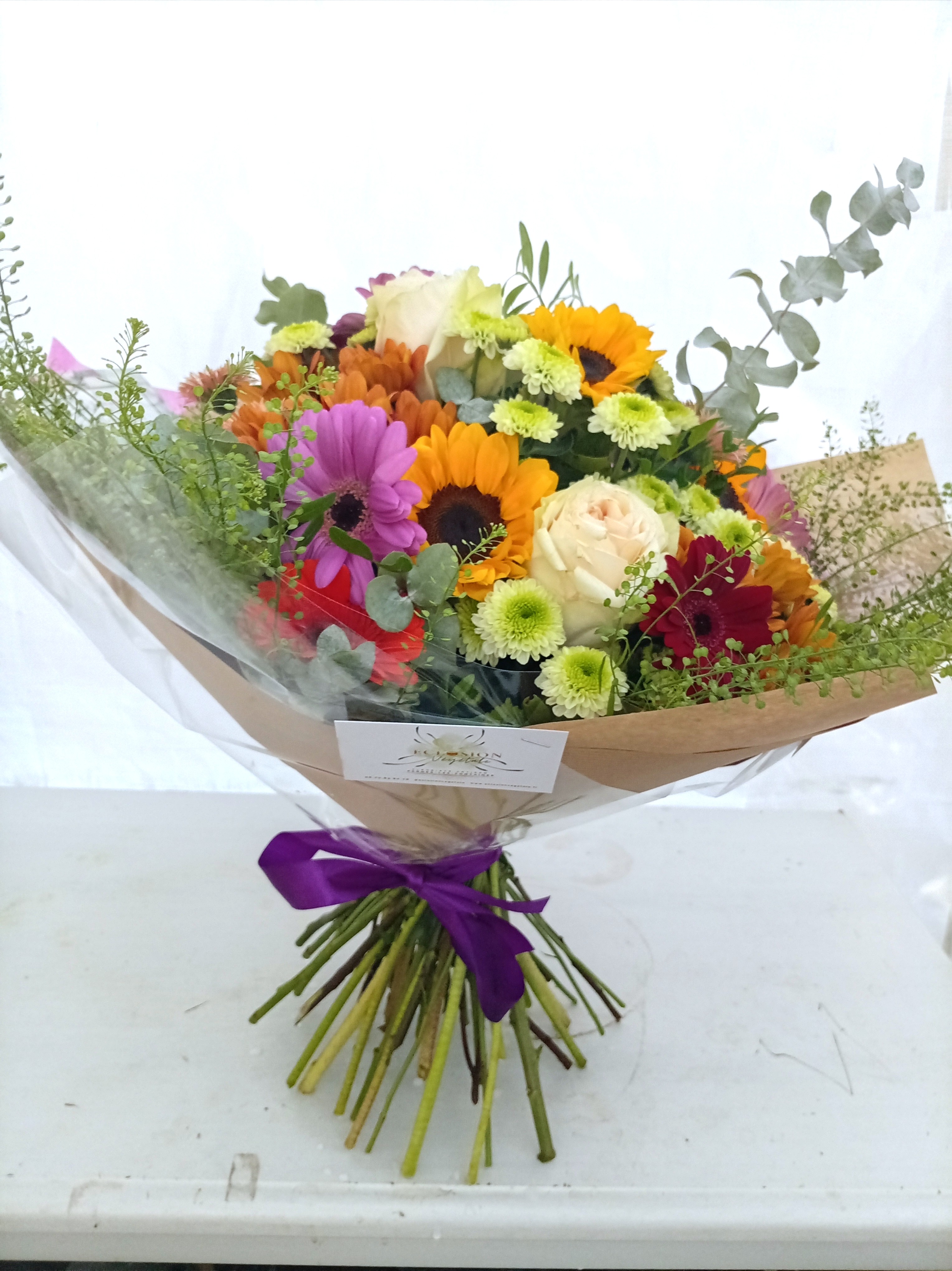 Bouquet « Hommage coloré »