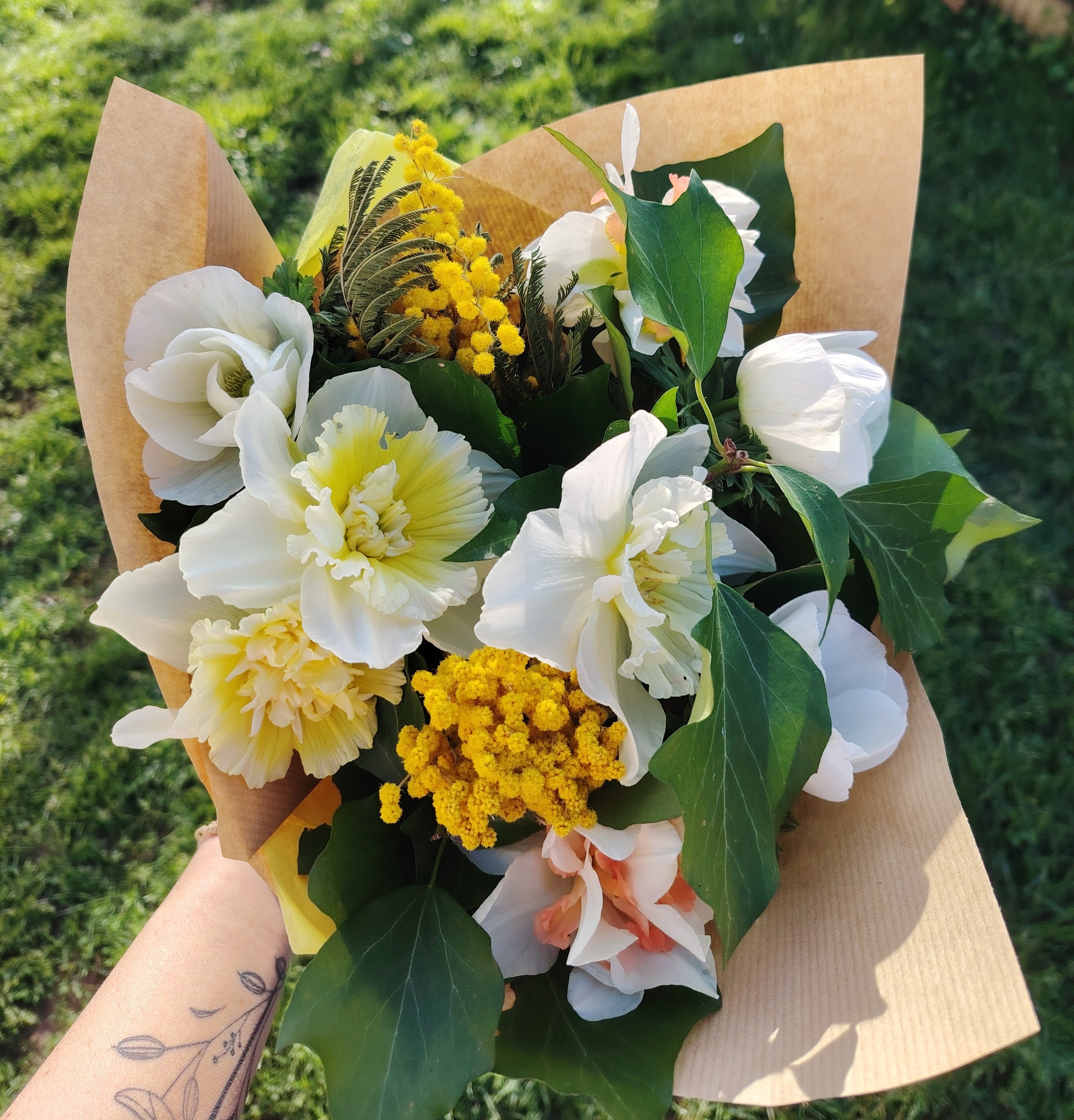 Bouquet fleurs fraîches (petit)