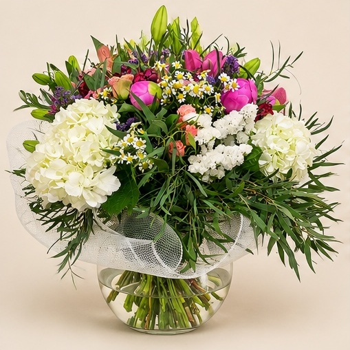 BOUQUET ROND CHAMPETRE