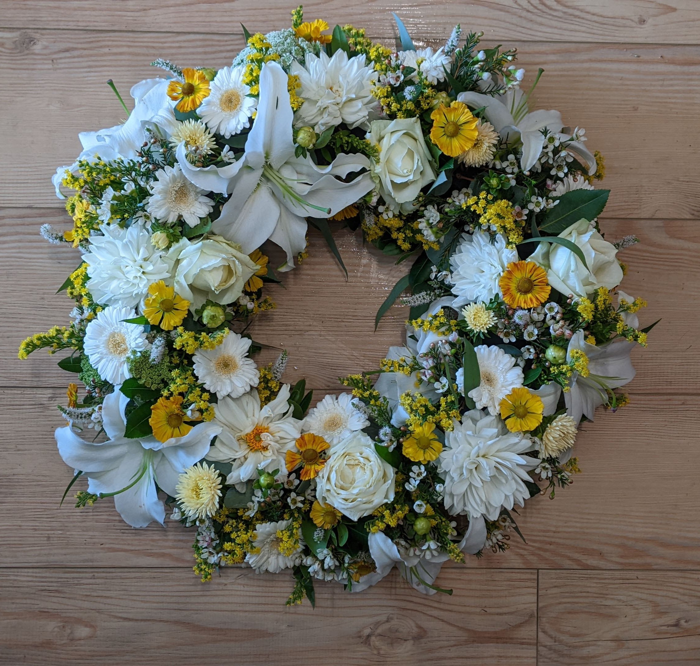 Couronne de fleurs
