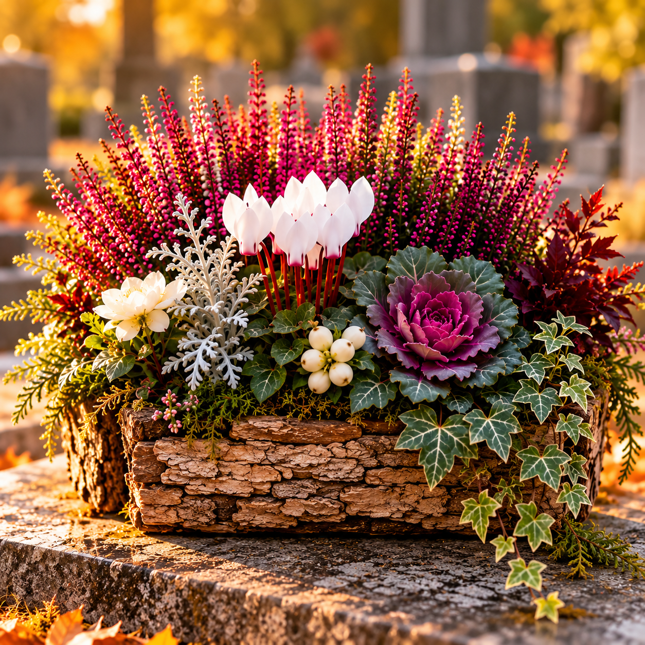 Le Jardin d’Automne – Composition florale de Toussaint