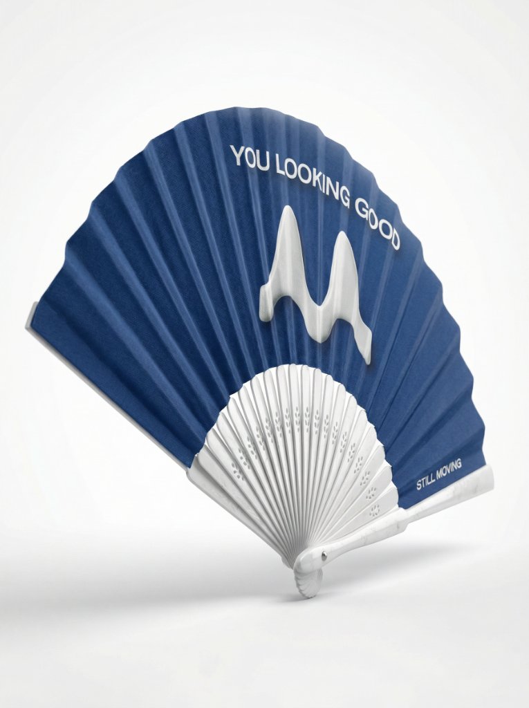 Still Moving Fan – angled view