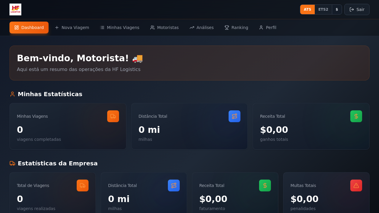 hf logistics template preview