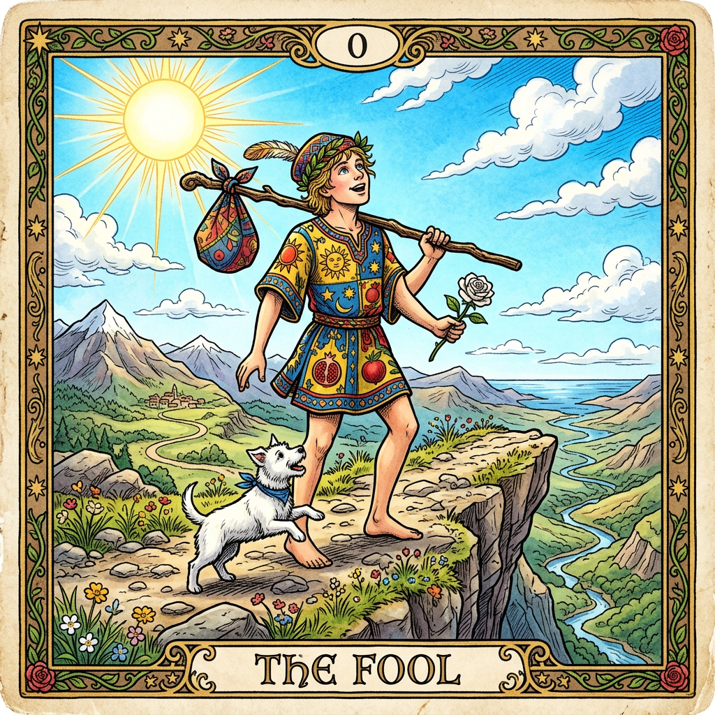 קלף הטיפש (The Fool) — משמעות ישר והפוך