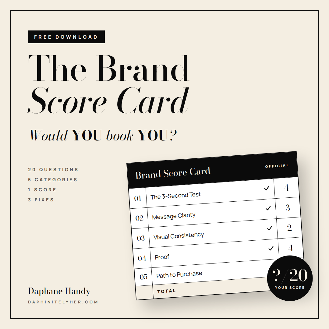 The Brand Score Card