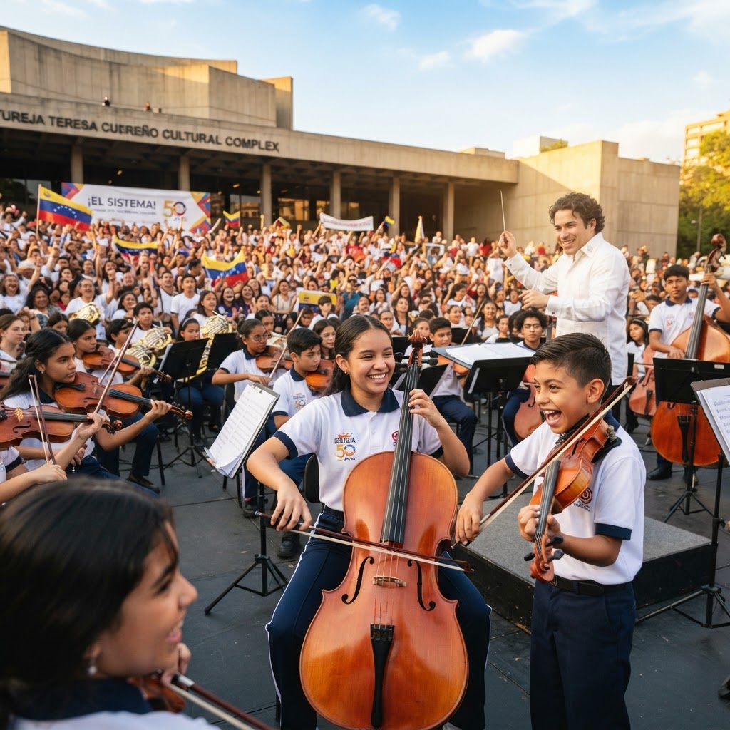 El Sistema de Venezuela Celebrara 50 Anos Transformando Vidas con la Musica en 2025-2026