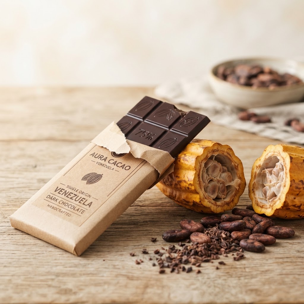 Chocolate oscuro 70% de cacao de Chuao