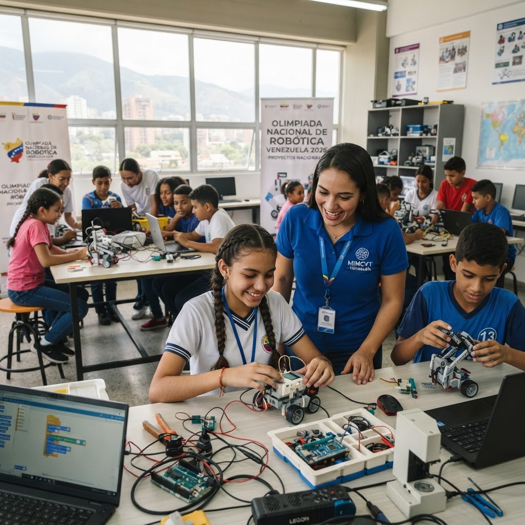 Venezuela Impulsa Soberania Cientifica con 600 Aulas de Robotica y 630 Proyectos Nacionales