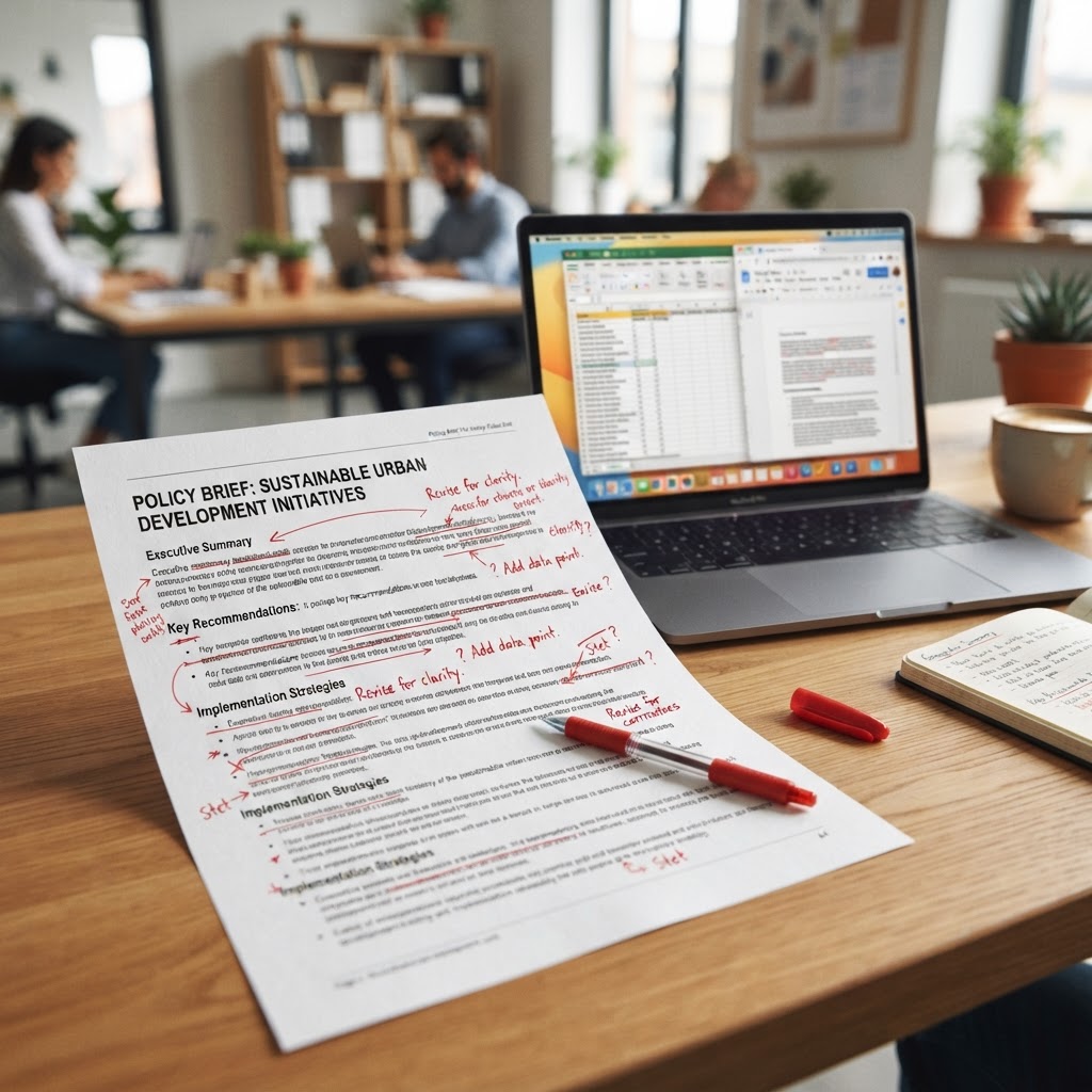 Policy Brief Editing (up to 5 pages)