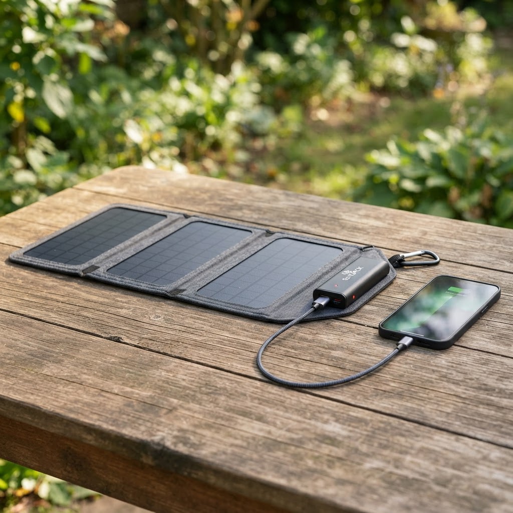 Foldable Solar Phone Charger