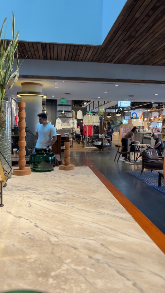 The Maven Hotel lobby and Dairy Block retail area
