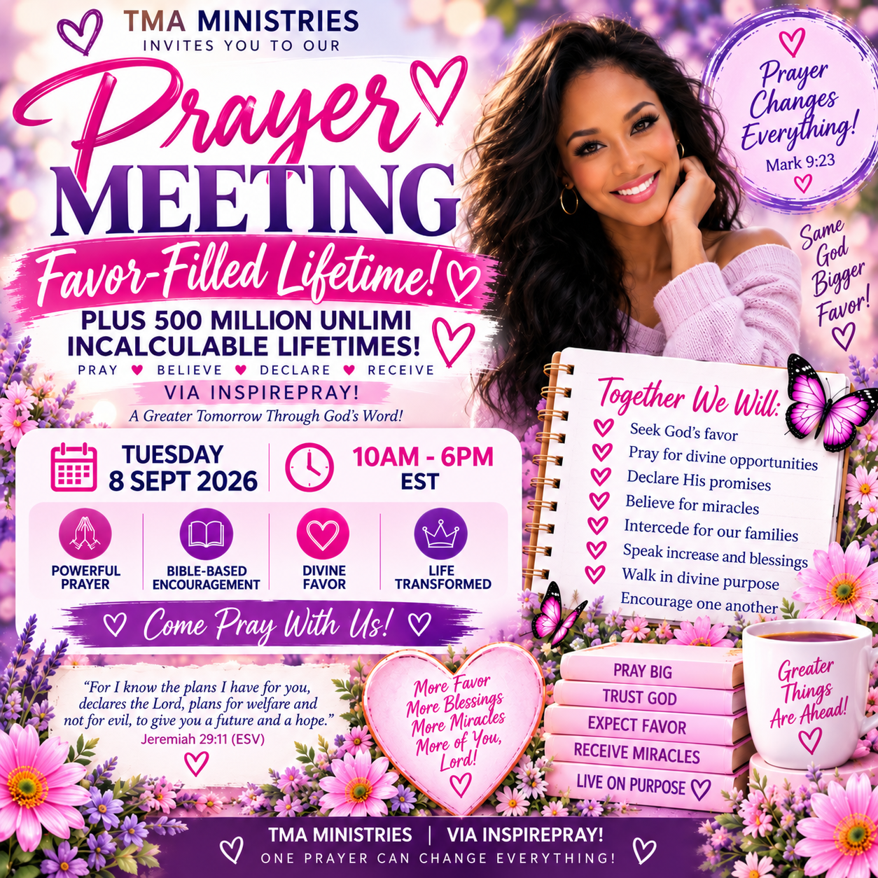 Prayer Meeting: Favor-Filled Lifetime!