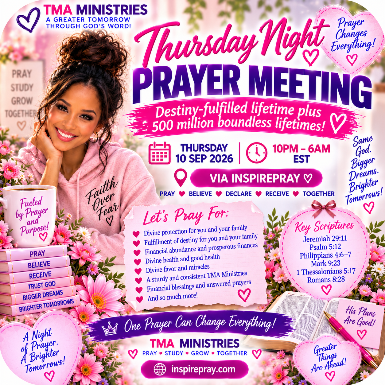 Thursday Night Prayer Meeting — Destiny-Fulfilled Lifetime!