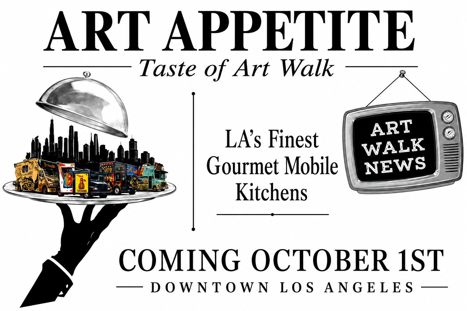 Art Appetite — Taste of Art Walk, Coming October 1st, Downtown Los Angeles