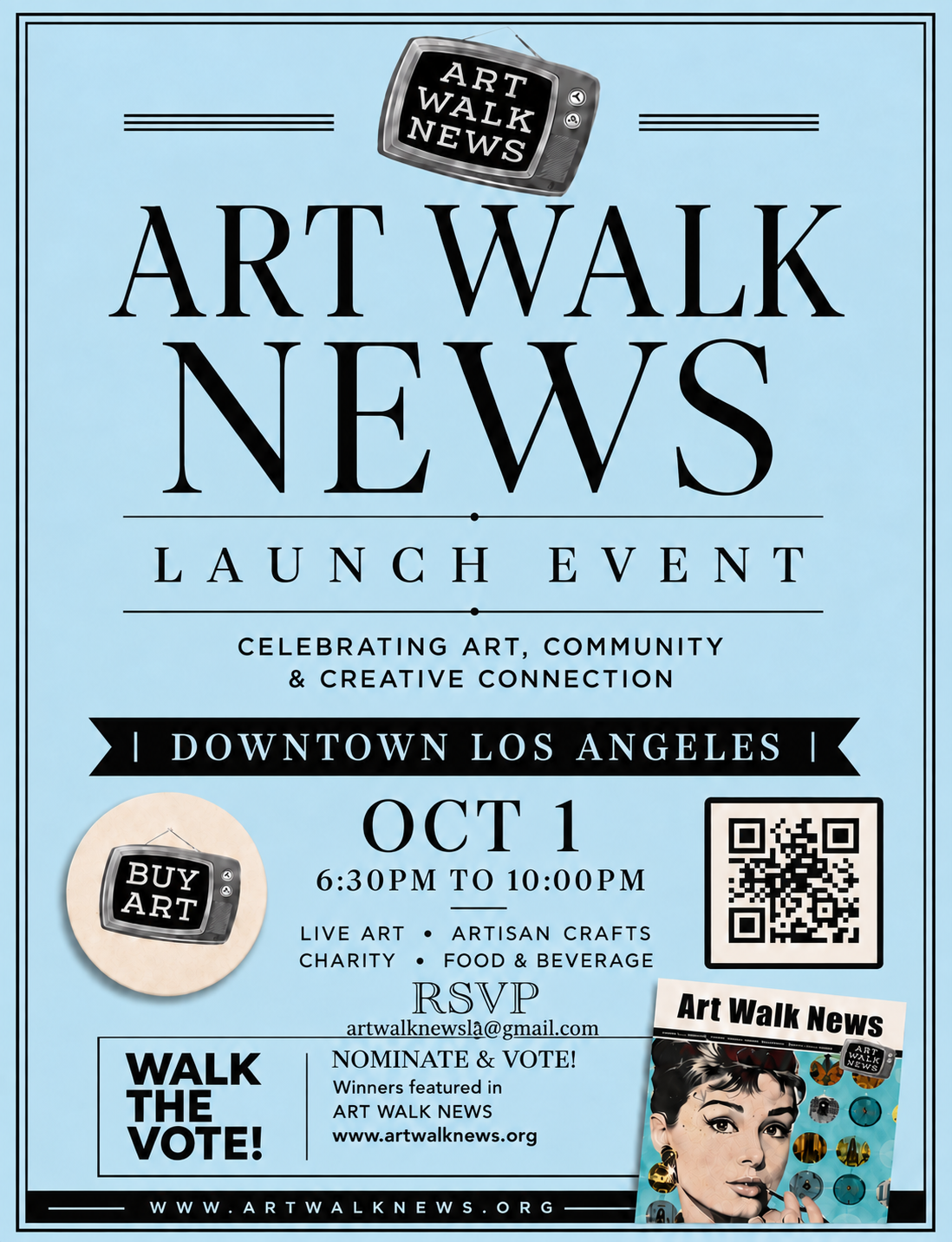 Art Walk News Launch Event