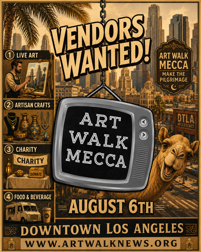 Vendors Wanted — Art Walk News Launch Event September 3rd
