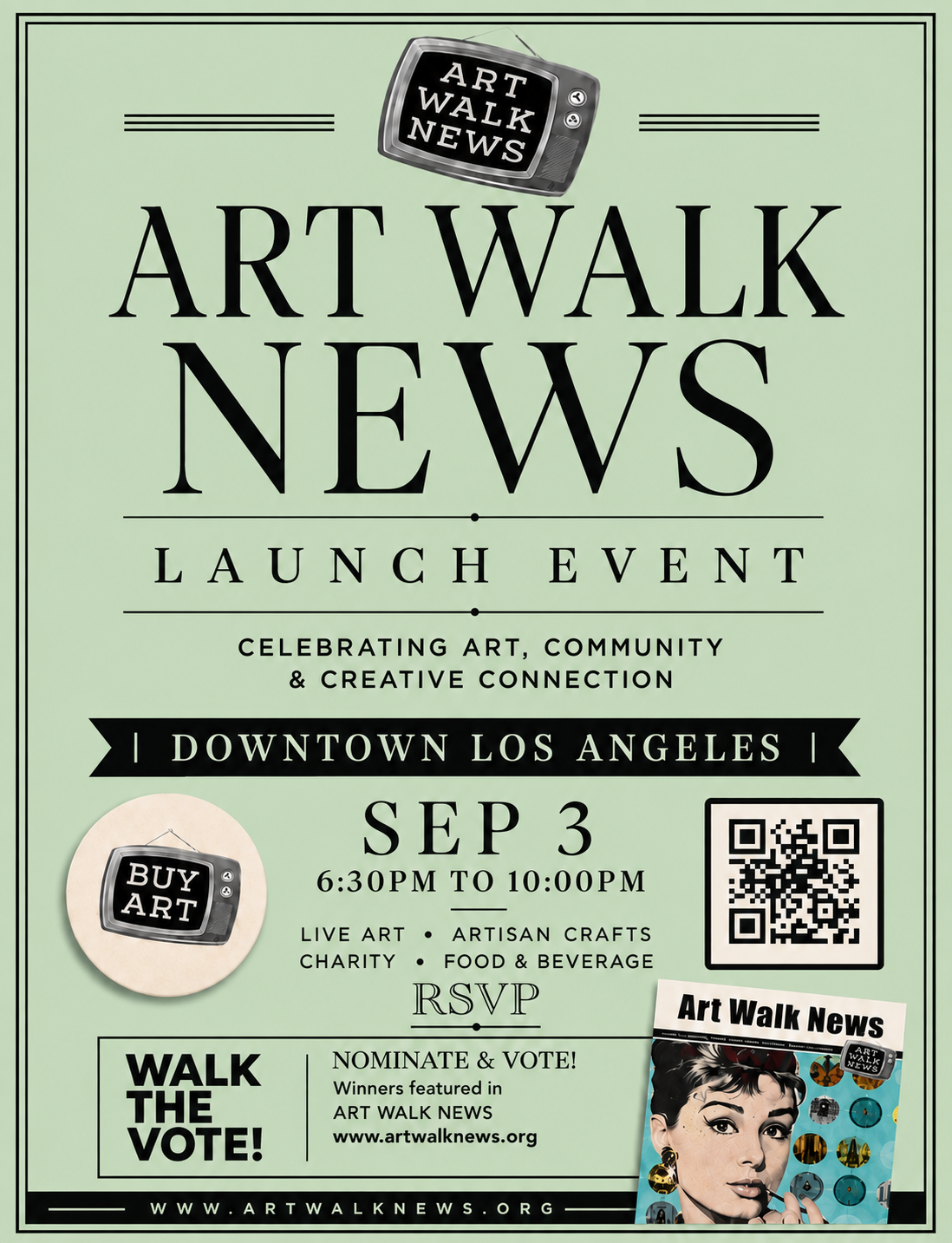 Art Walk News Launch Event