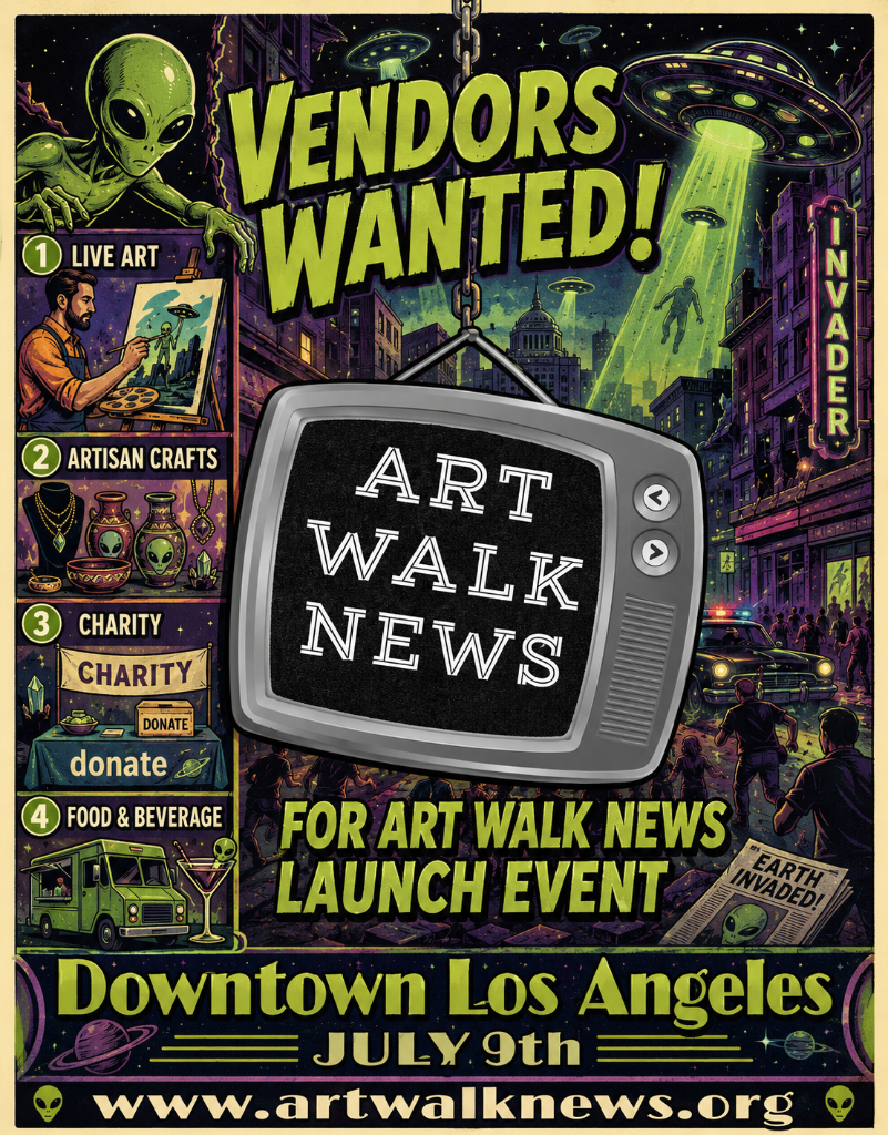 Vendors Wanted — Art Walk News Launch Event