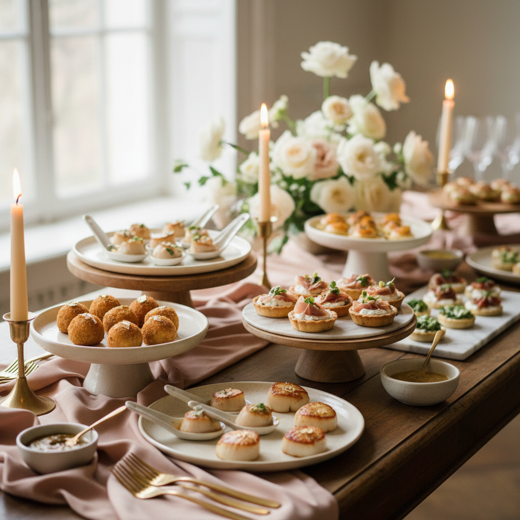 Menús de bodas originales: El corazón del presupuesto