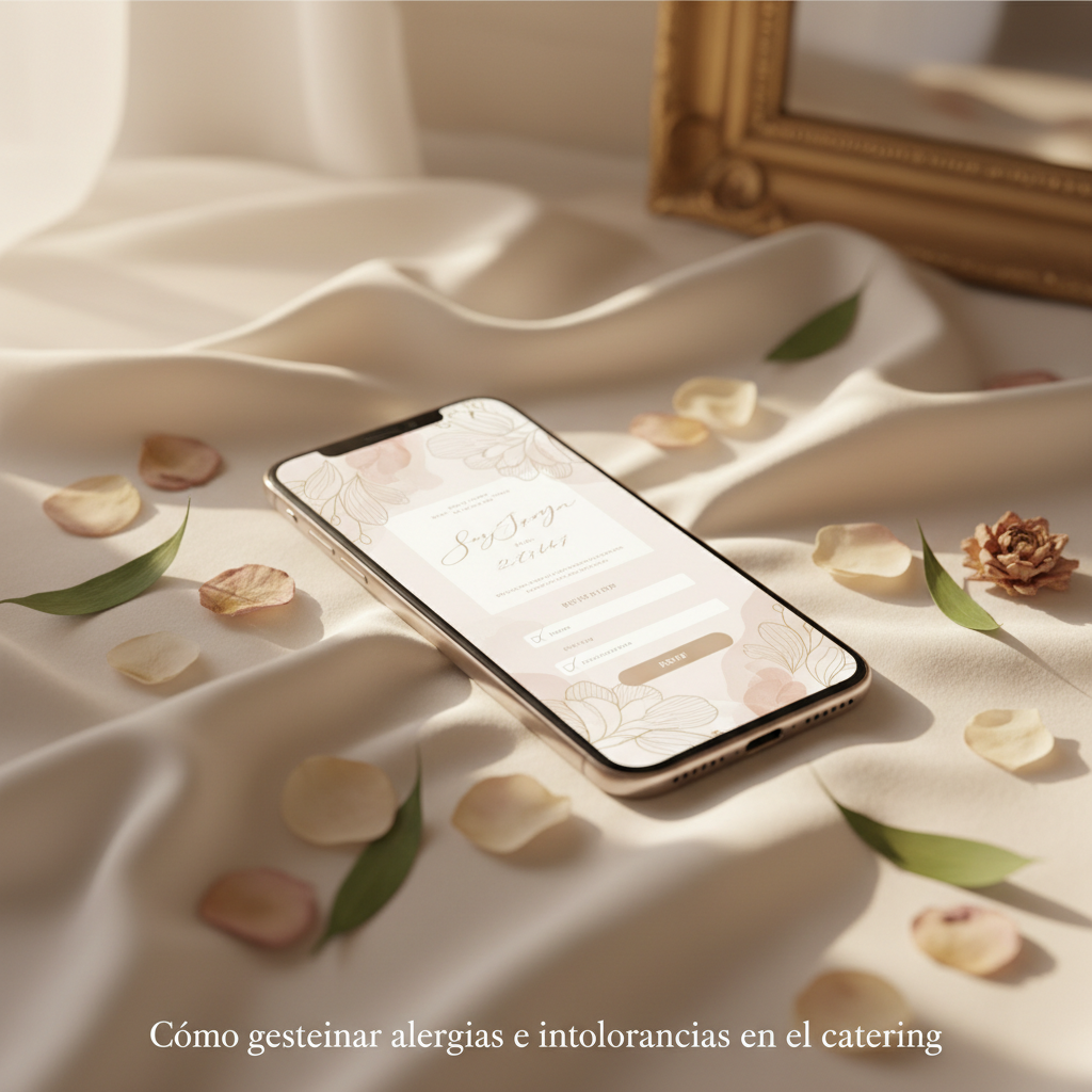 ¿Cómo preguntar a los invitados por sus alergias en la invitación?