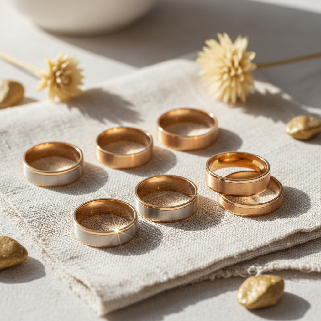 ¿Qué materiales se suelen usar al hacer anillos uno mismo?