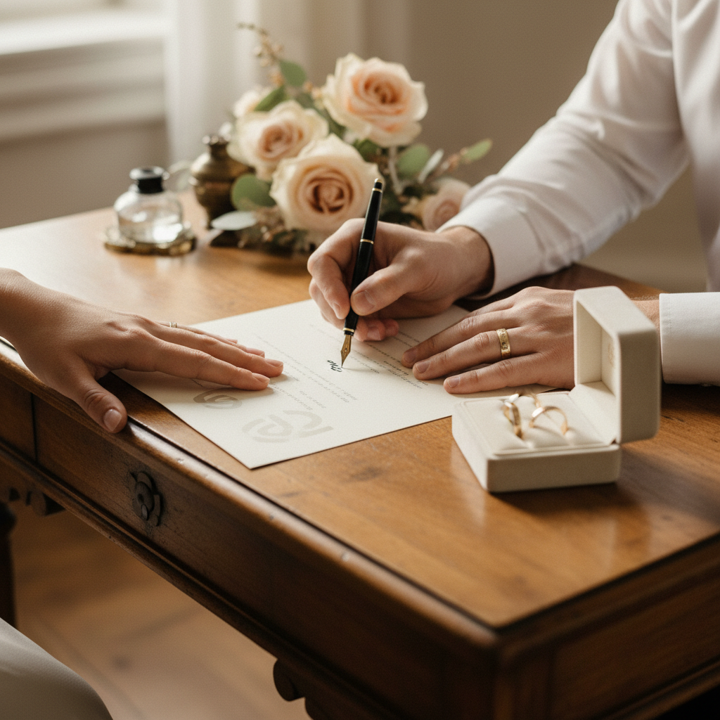 Capitulaciones matrimoniales: Guía de precios y trámites