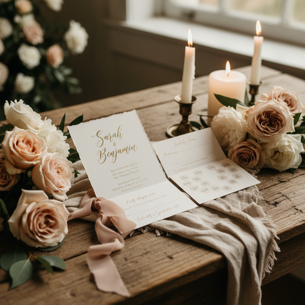 Olvida el Excel: Tu invitación de boda con RSVP y gestión de mesas en un clic