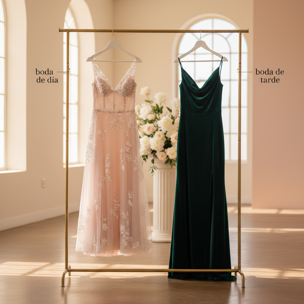 Qué ponerse boda de tarde vs día: Protocolo y Guía 2026