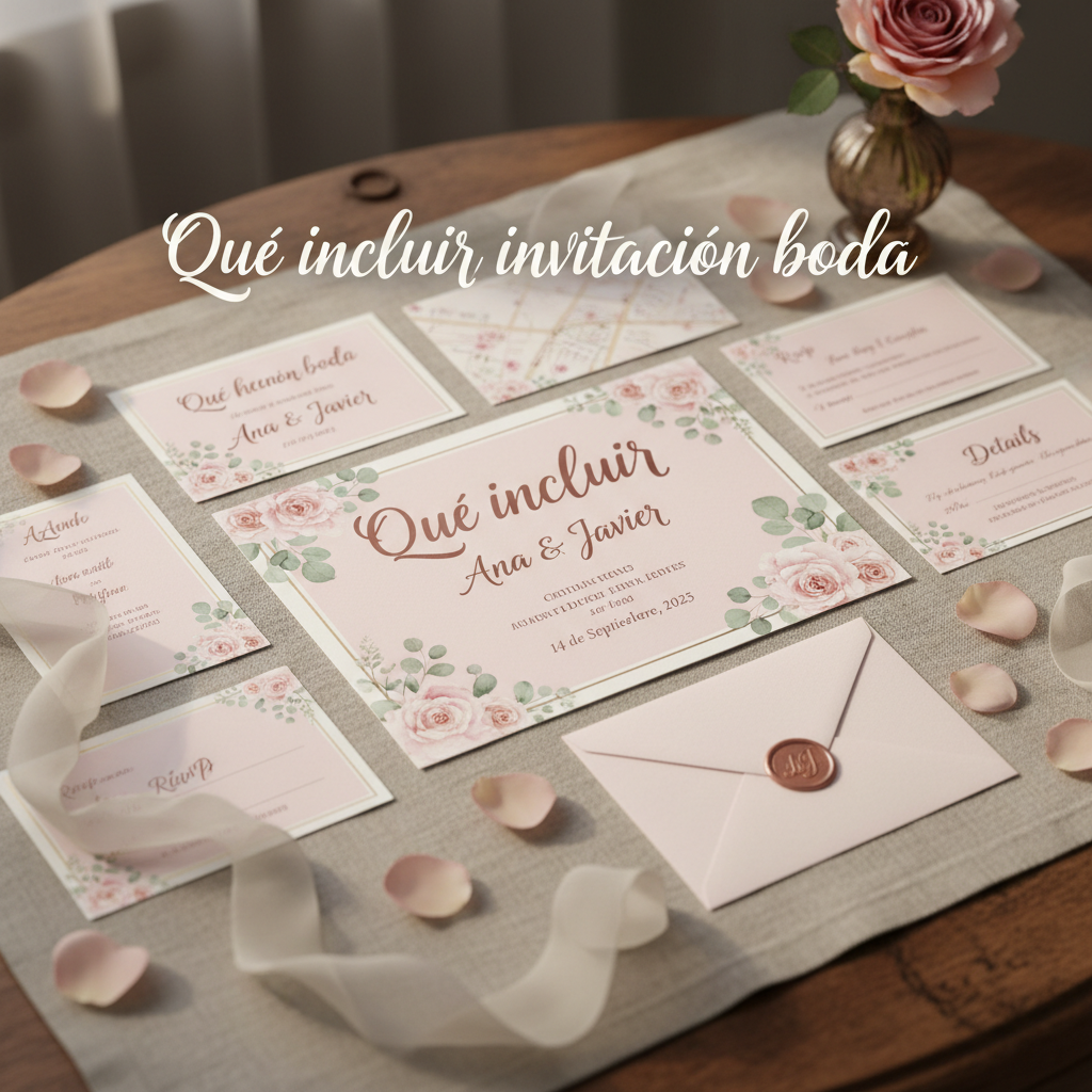 Los 10 elementos que no pueden faltar en tu invitación de boda.