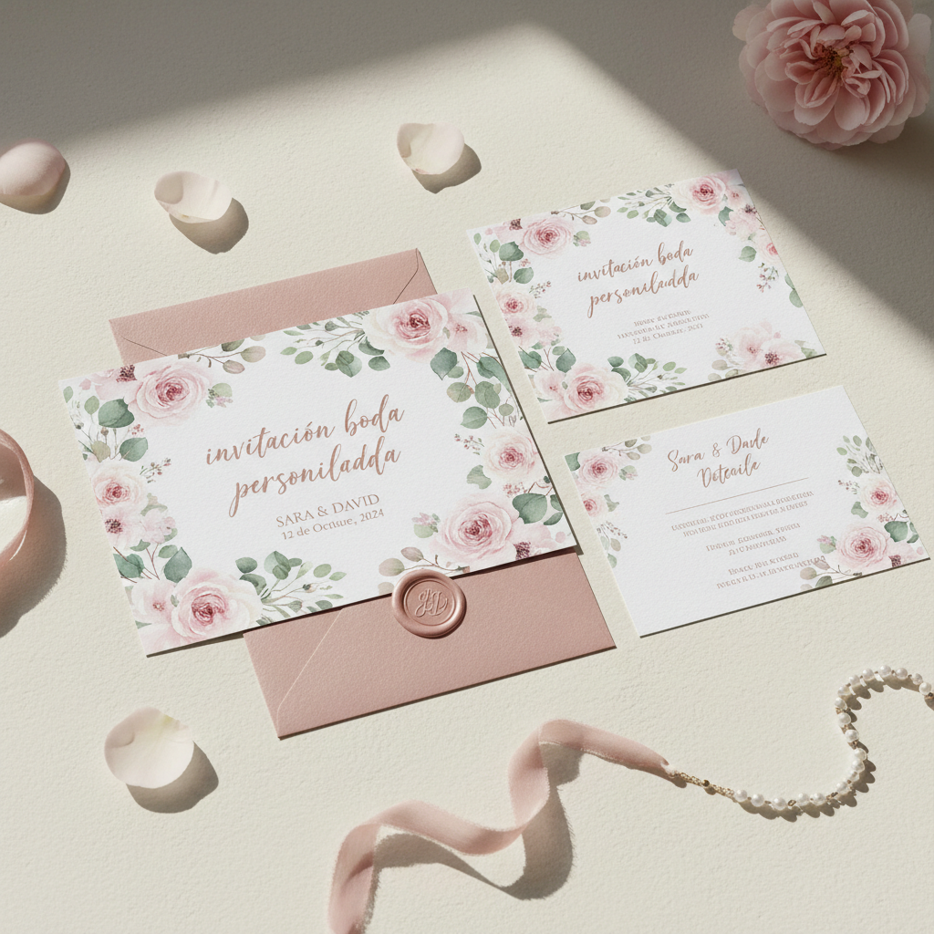 Tu historia de amor en la invitación. Fotos, cronología, música.