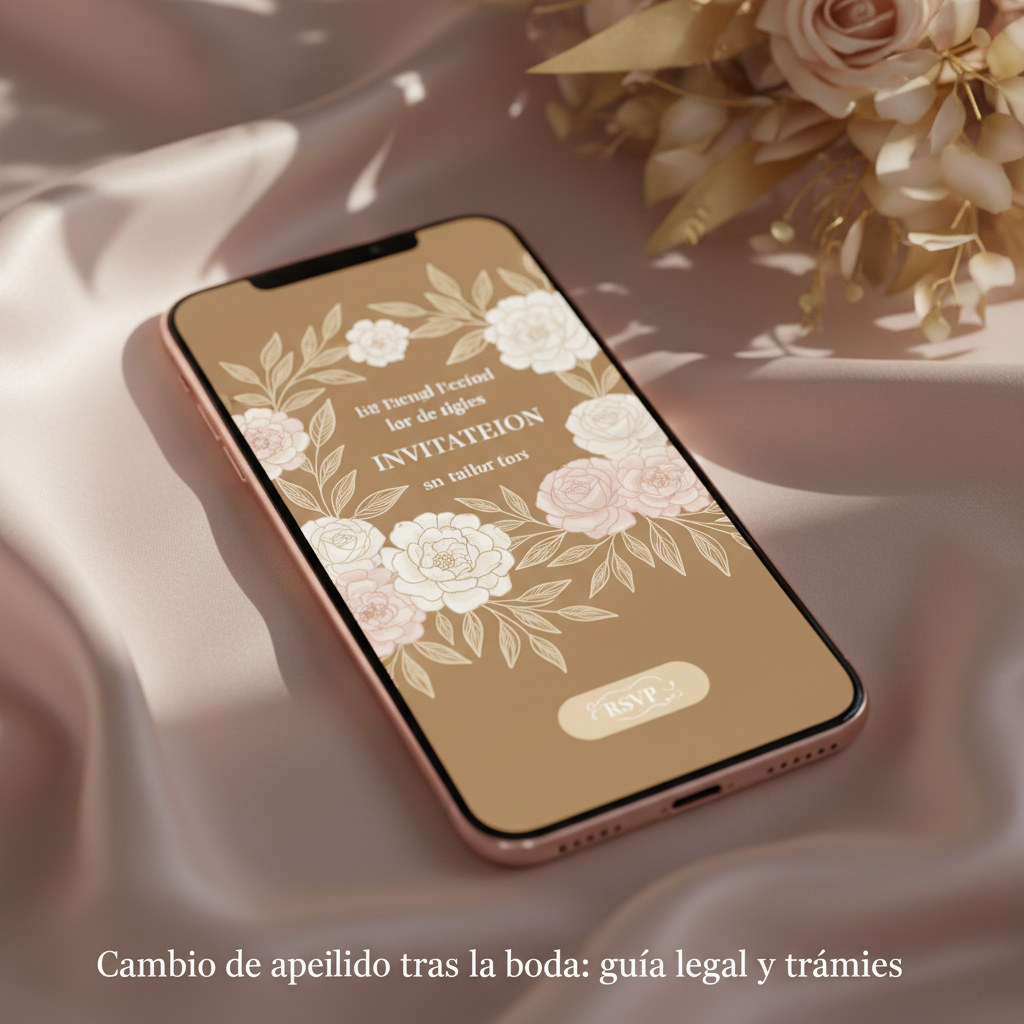 El cambio de nombre en tus invitaciones y RSVP