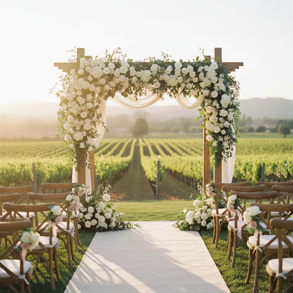 7 ideas de decoración para bodas al aire libre en 2026