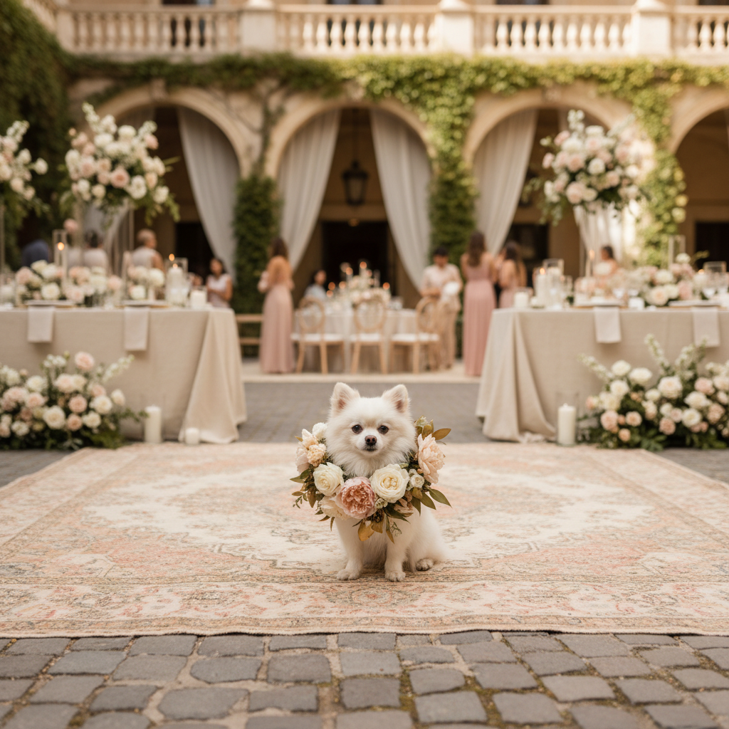 ¿Es posible incluir mascotas en la boda?