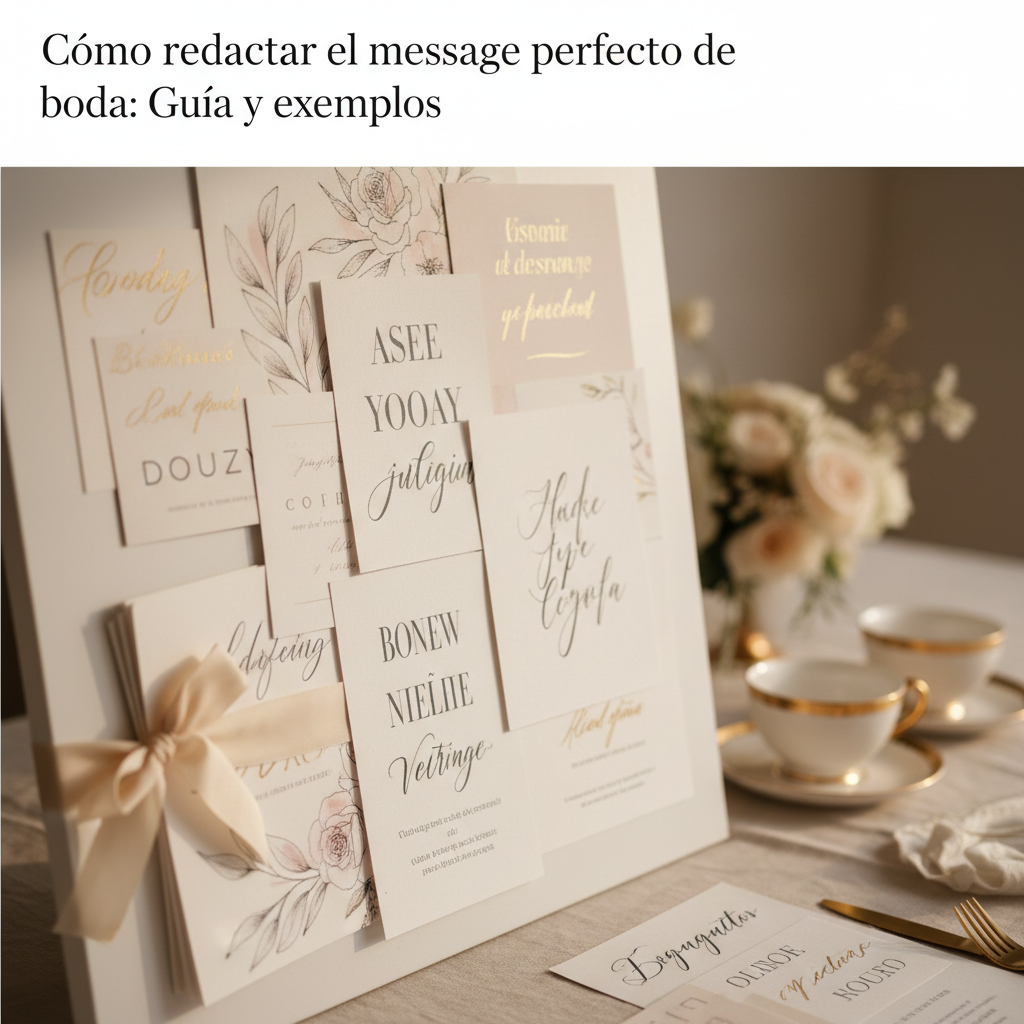 Cómo elegir el tono: ¿Romántico, formal o divertido?