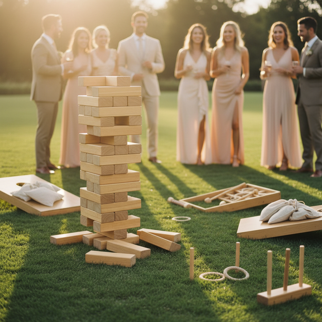 3. Rincones de juegos y entretenimiento para bodas