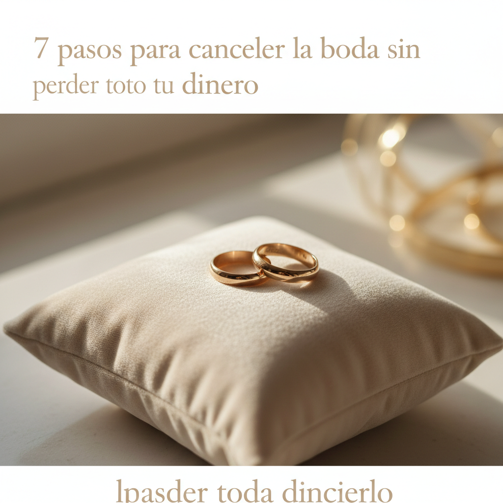 4. Qué hacer con las alianzas y el vestido