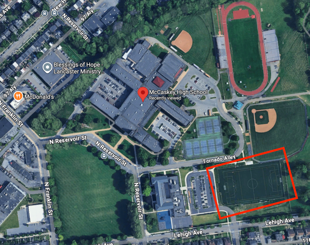 Parking area map
