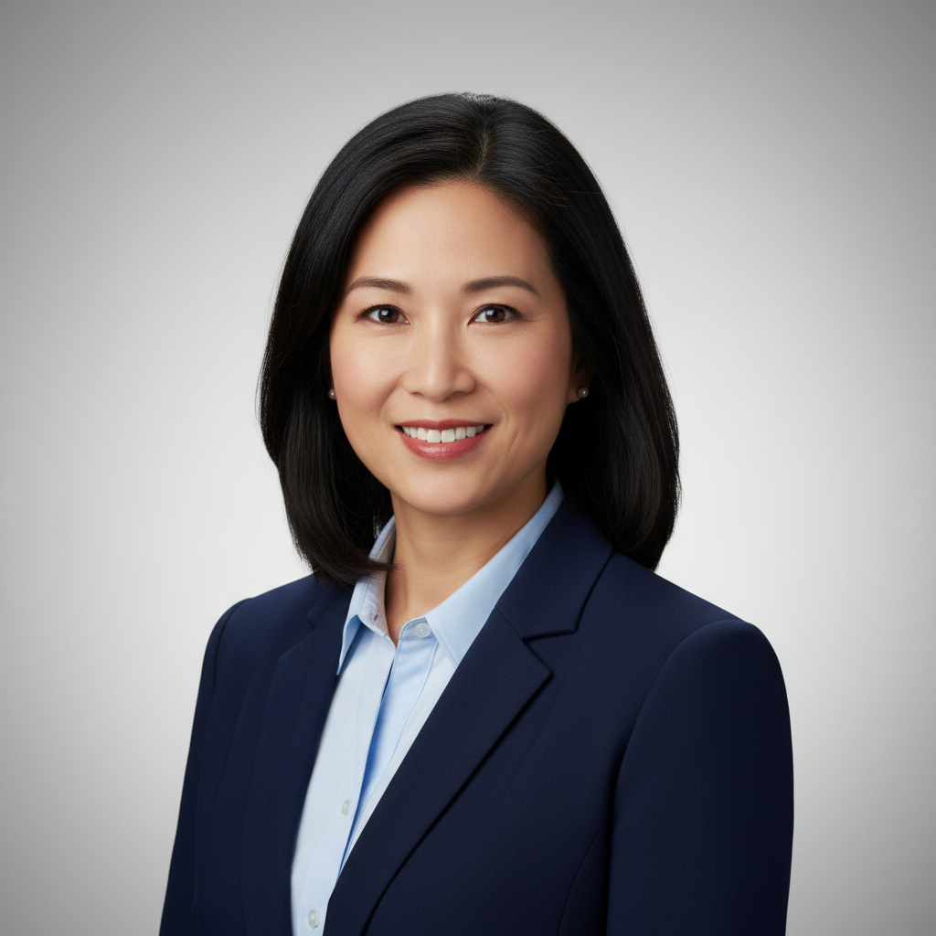 Best headshot styles for LinkedIn in 2026 showing a confident professional in business attire against a clean neutral studio background