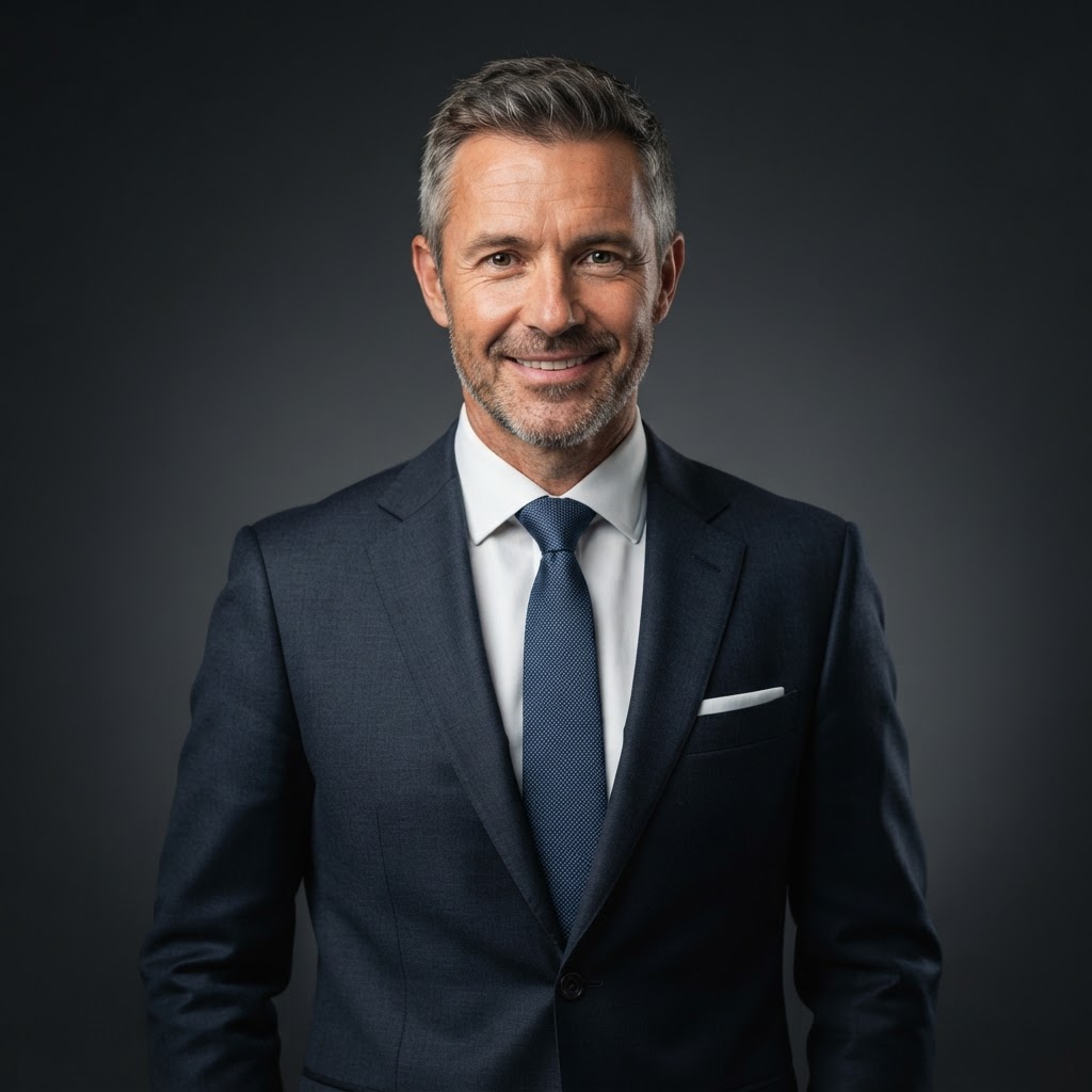 Executive style AI headshot example