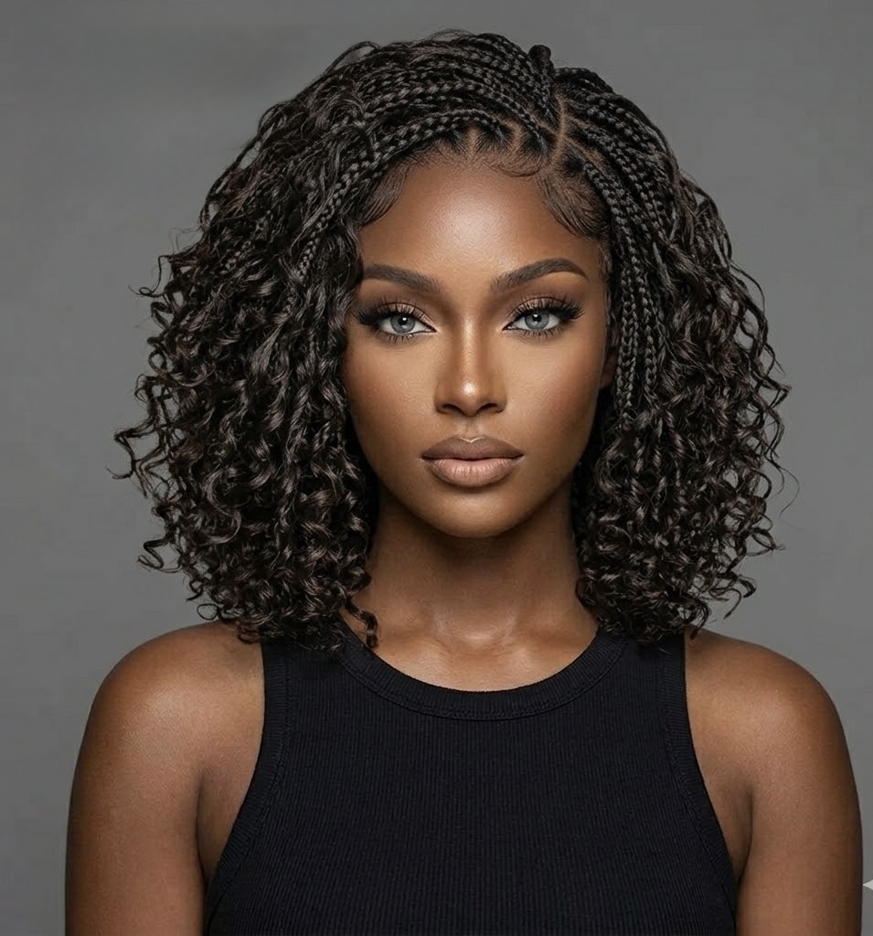 Short Bohemian Braids