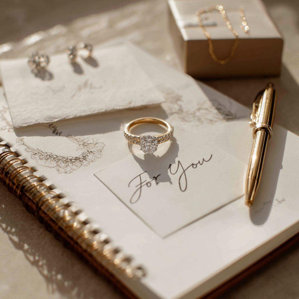 Custom engagement ring CAD 3D design model created in-house at Brahim's Jewelry Burlington Massachusetts before handcrafting
