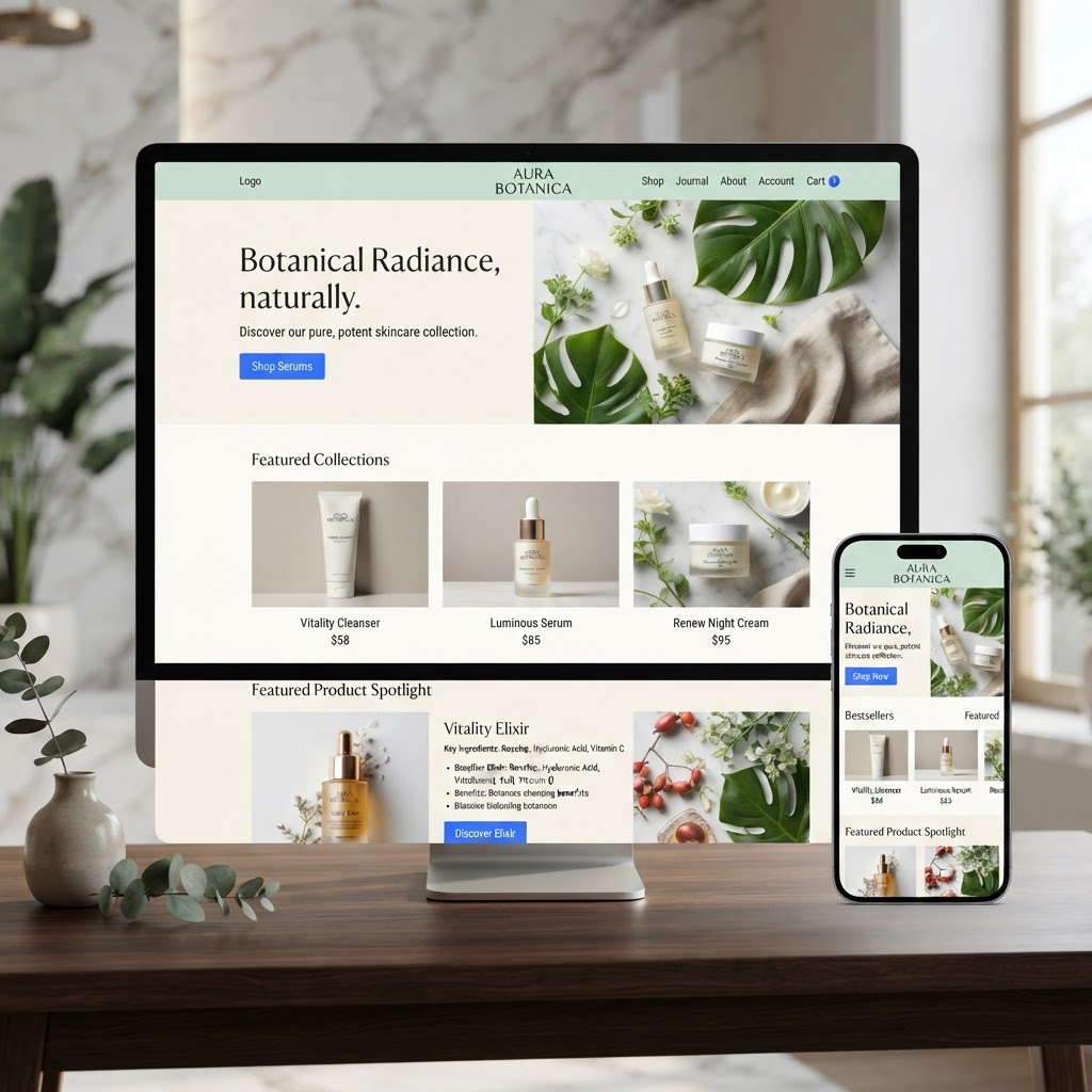 Beauty & skincare websites