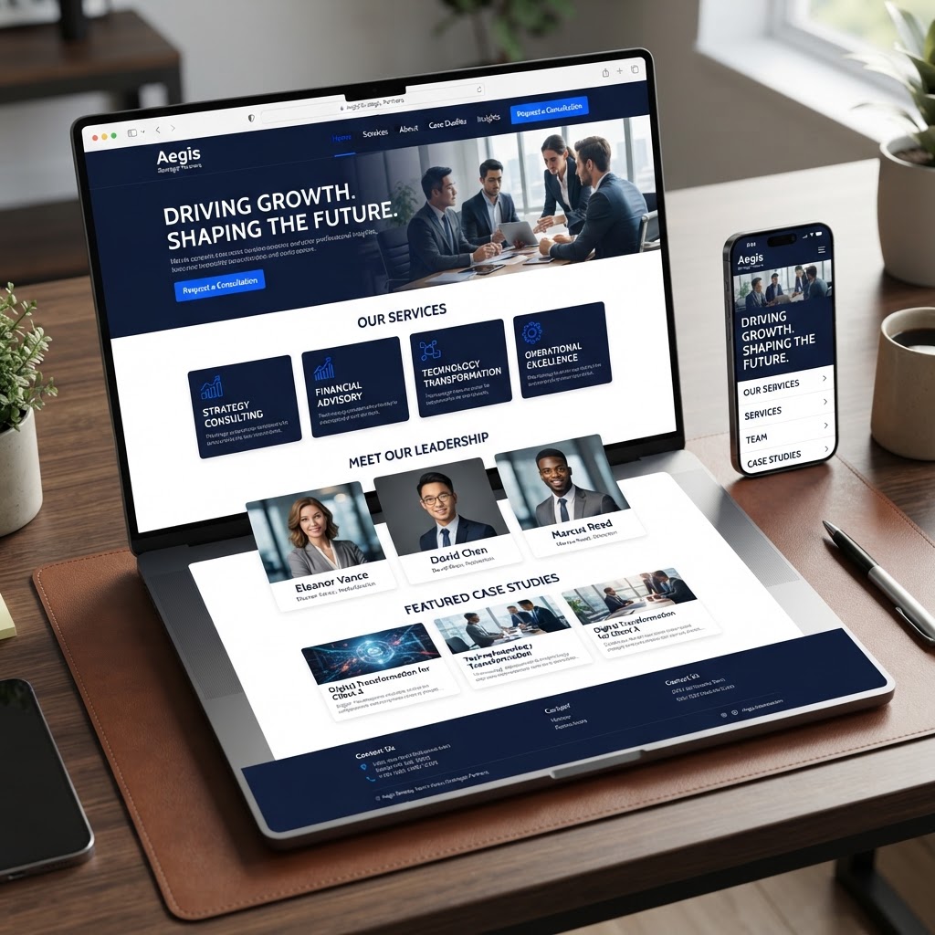 Professional service websites