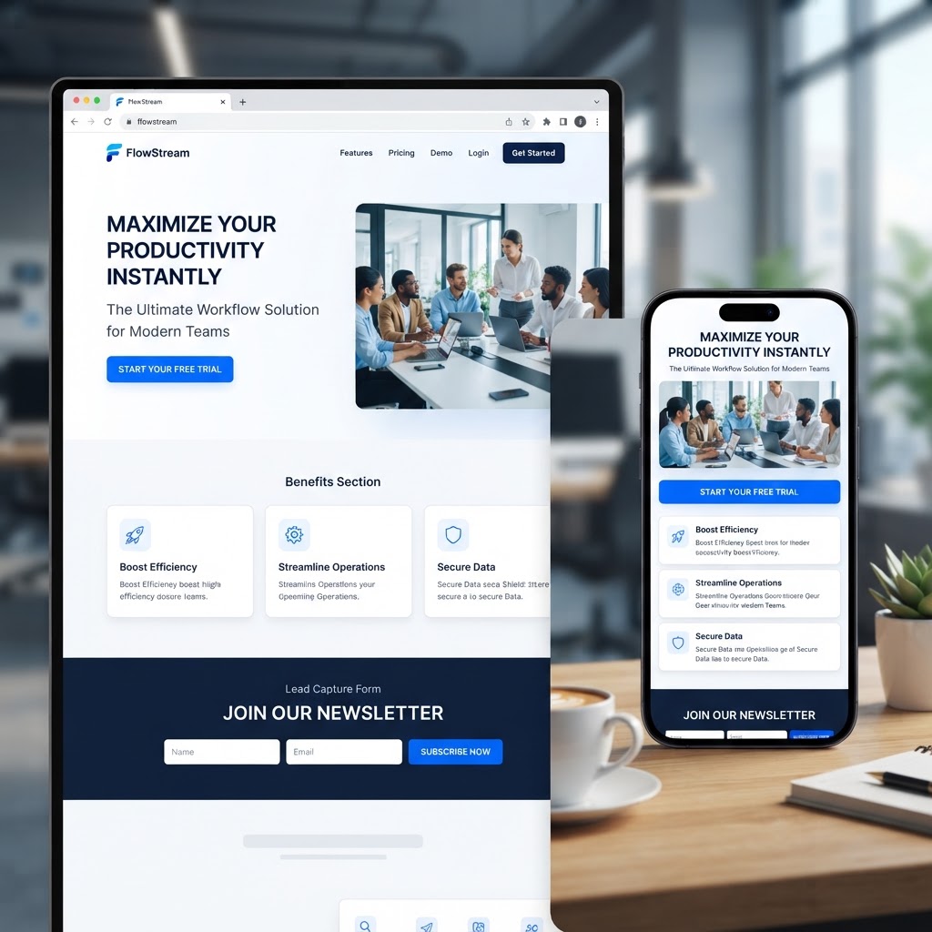 Landing pages