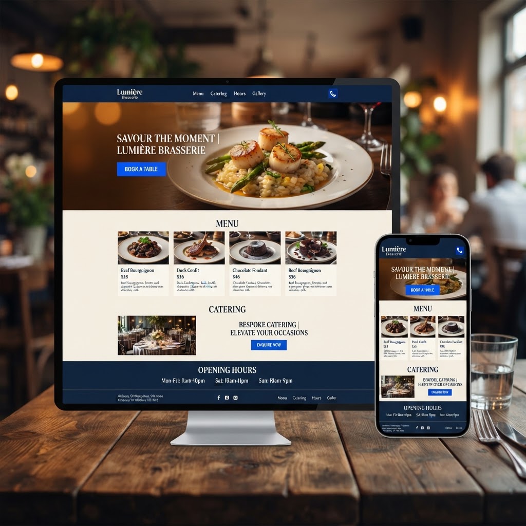 Restaurant & catering websites