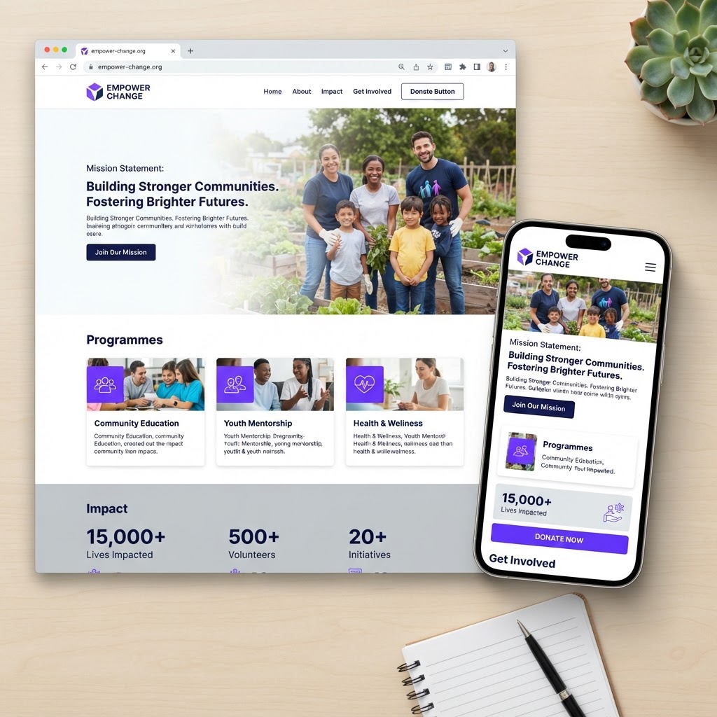 Nonprofit & organizational websites